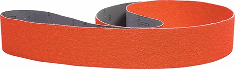 Other view of Narrow Linishing Cloth Belt - SG Ceramic - YY-Weight - Resin Bond - Orange - 100 x 914 mm - 60 Grit - R980P - Blaze® - Norton