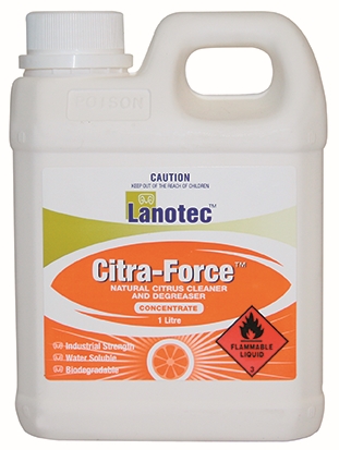 Other view of Lanotec Citra-Force™ Cleaning/Degreasing Fluid - Multi-Purpose - Emulsifyable Blend - 1 L Jerry Can - CF\0001 - Lanotec