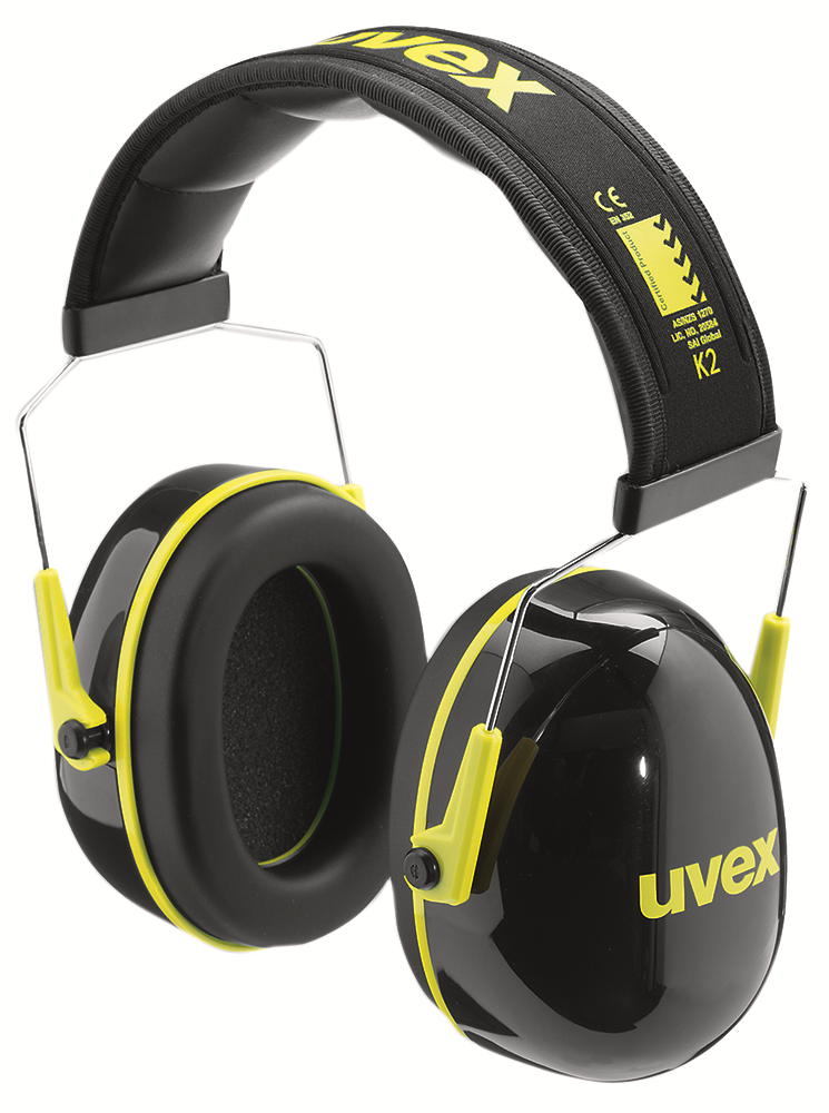 Other view of uvex K2 2610002 Earmuffs - Headband - Class 5 - 31dB - Black/Yellow