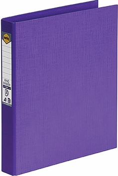 Other view of BINDER PE 2D RING MARBIG A4 PURPLE 25MM