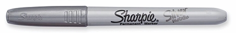 Other view of MARKER PERMANENT SHARPIE MET-SILVER (12)