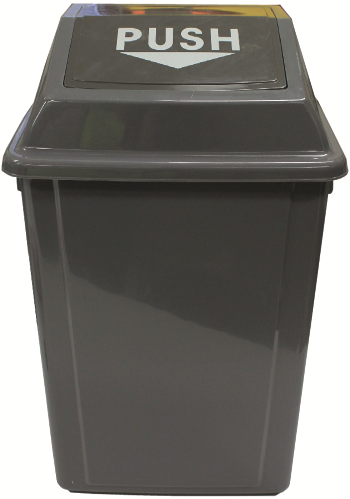 Other view of Garbage Bin Bullet Lid - Grey - 40L - Cleanlink