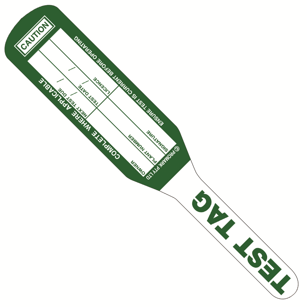 Other view of SAFETY WAREHOUSE TAG APPLIANCE, CRICKET BAT NSW GREEN 100