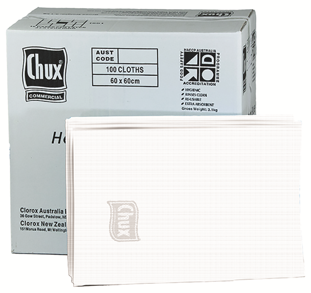 Other view of WIPES H/DUTY CHUX WHITE 60X60CM (100)