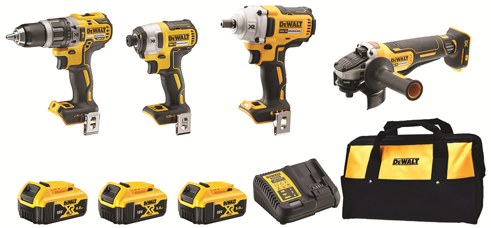 Other view of Dewalt DCZ476P2M1-XE 18V 4.0Ah Li-ion Cordless 4 Piece Combo Kit