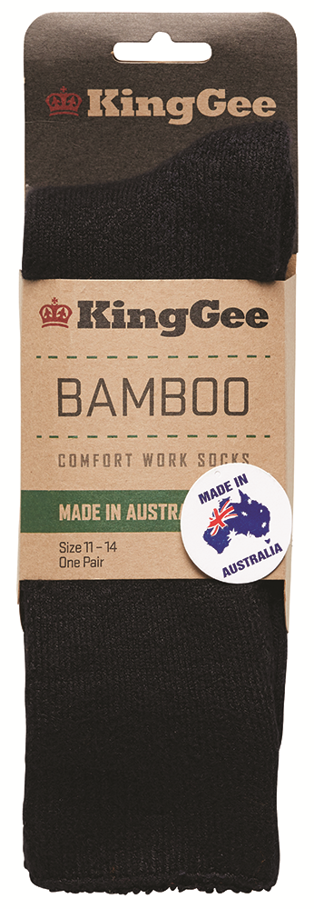 Other view of SOCKS MEN BAMBOO KG K09270 BLK 11-14