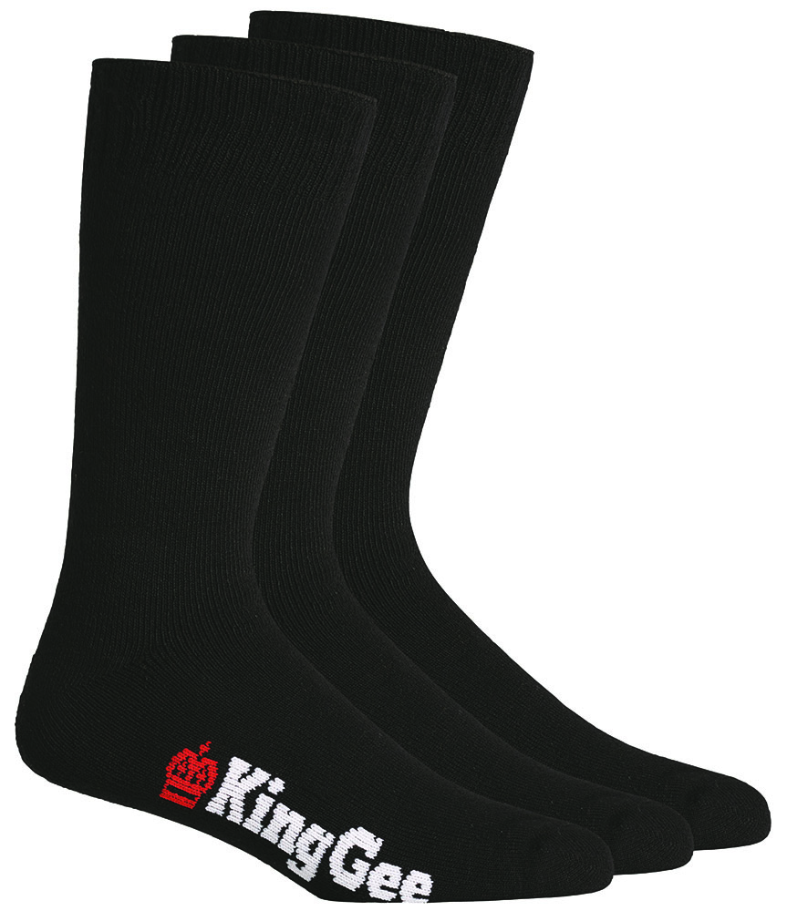 Other view of SOCKS MEN BAMBOO KG K09230 BLK 3PK 11-14