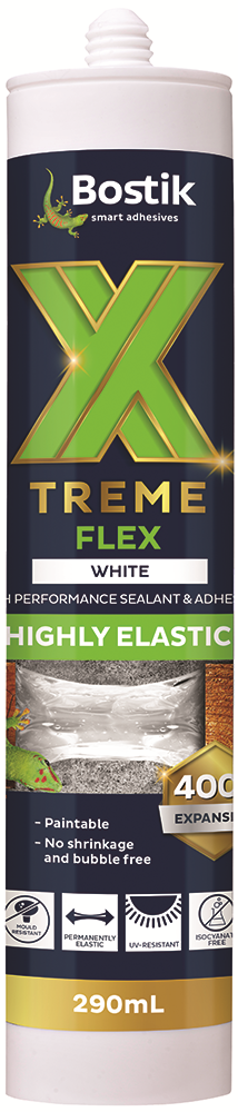 Other view of Bostik Xtreme Flex High Performance Sealant & Adhesive White 290ml Cartridge