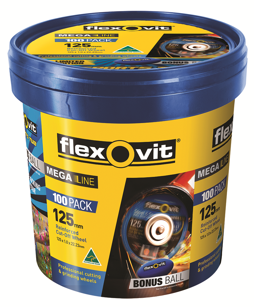 Other view of Flat Cut Off Wheel - Maxi Tub Blue - 125 x 1.0 x 22 -Flexovit