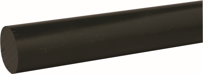 Other view of Round Acetal Rod - Black - 30 mm x 1 m - Wearace™ - CUT TO SIZE Plastics