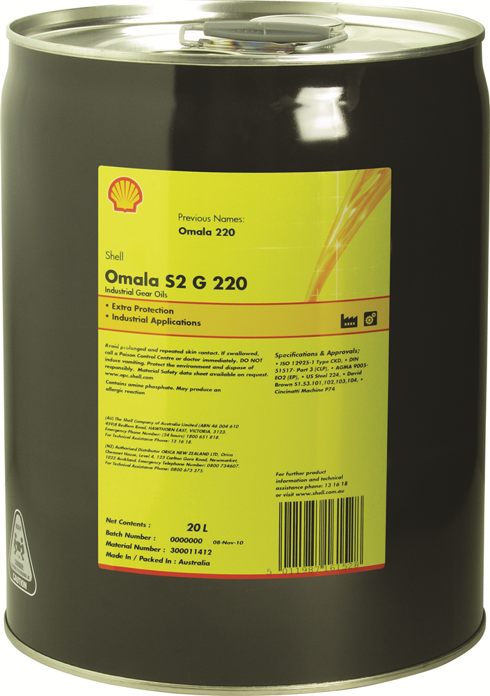 Other view of Shell 300012355 S2 GX 220 Gear Oil - 20 Litre