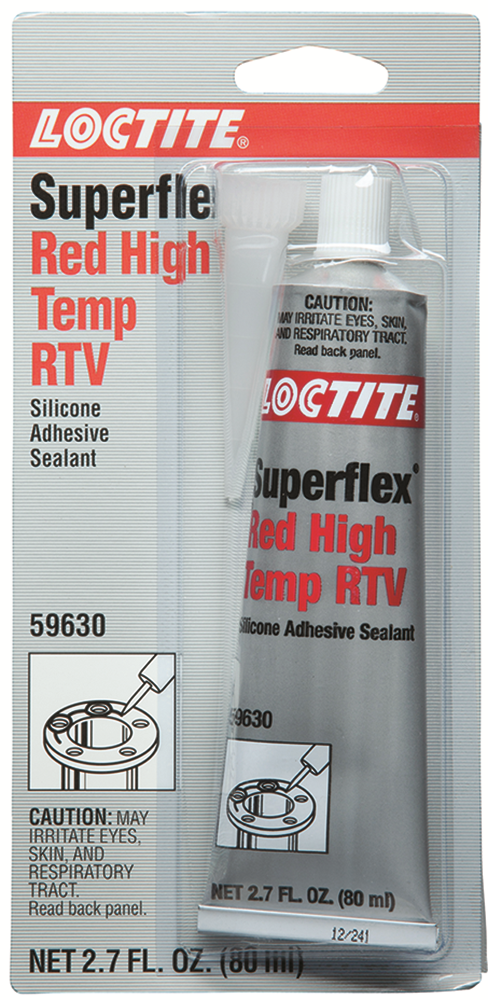 Other view of Superflex® Red High Temp RTV Silicone Adhesive Sealant - 80 ml Tube - 596 - Loctite