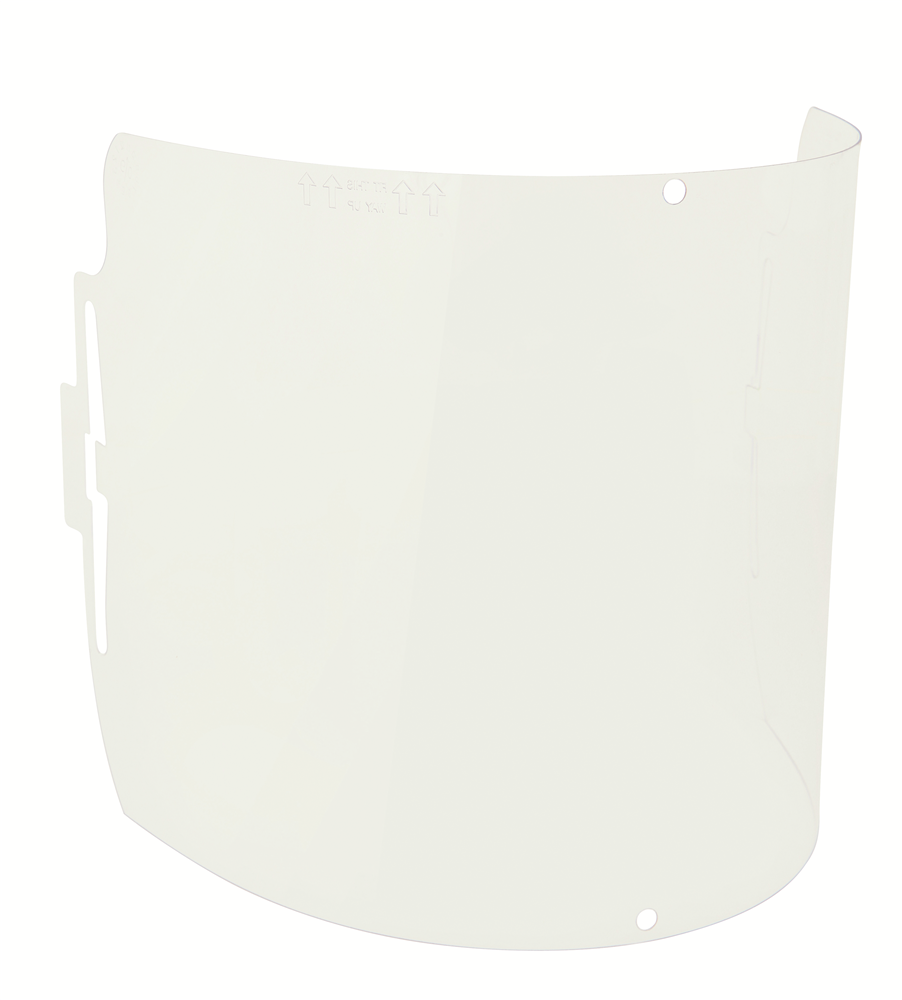 Other view of Protector Tuffguard Visor - 0.76mm Flared Visor - Medium Impact - Polycarbonate - Clear - 200 x 400 - V8F316:CL