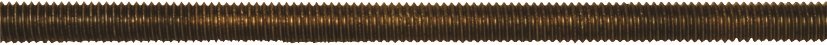 Other view of Allthread Rod - Low-Tensile - Brass - BSW - 1/4" x 3 ft - Pack of 10 - ABBRPW0250914 - Hobson