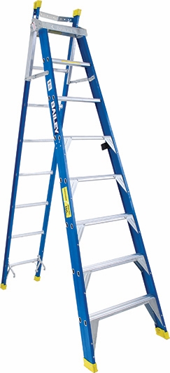 Other view of Extension Stepladder - 8 Step - Fibreglass - 2.4/4.1 m - 150 kg - Professional Punchlock® - BAILEY