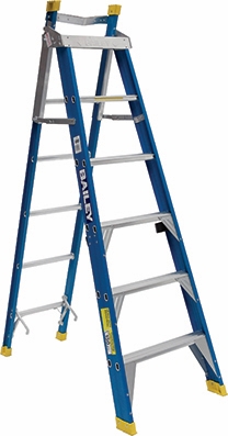 Other view of Extension Stepladder - 6 Step - Fibreglass - 1.8/3.2 m - 150 kg - Professional Punchlock® - BAILEY