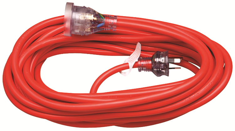 Other view of Tradesman Extra Heavy Duty Extension Leads 10A - Red - 30m - ACPRO