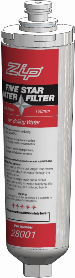 Other view of Double Action Five Star Water Filter - 150 mm - 5 micron - Zip