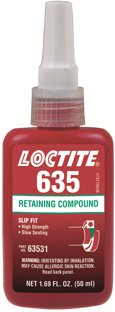 Other view of Retaining Compound - High Strength - Slow Cure - 50 ml Bottle - 635 - Loctite