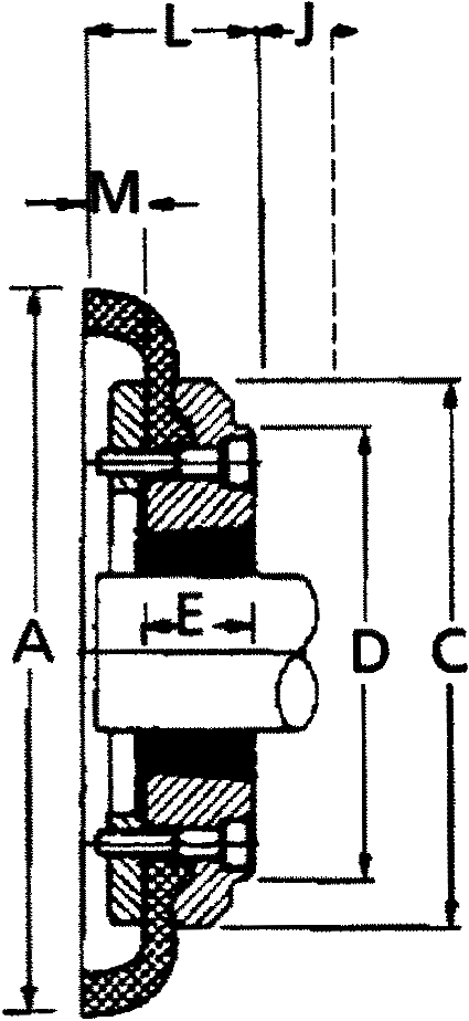 Other view of FLANGE STL FENAFLEX H COUPLING F50H 1210