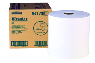 Other view of WYPALL® X80 - 94173 - Perforated Jumbo Roll Wipers - White - 31.0 x 34.5cm - 540 wipers in the roll