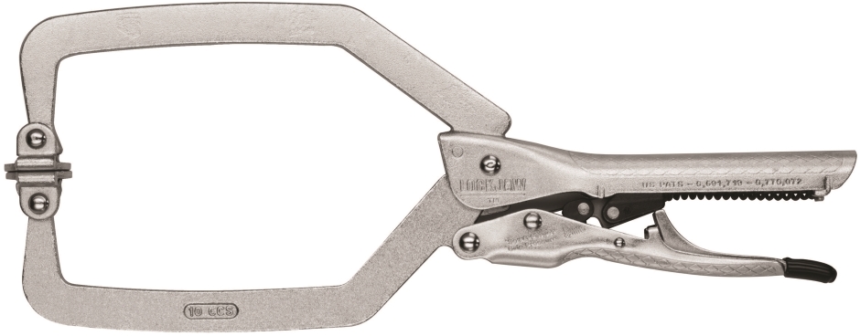 Other view of Locking Plier with Swivel Pad - C-Clamp - Molybdenum Steel - 298 mm Length - 102017 - LockJaw - Sutton Tools