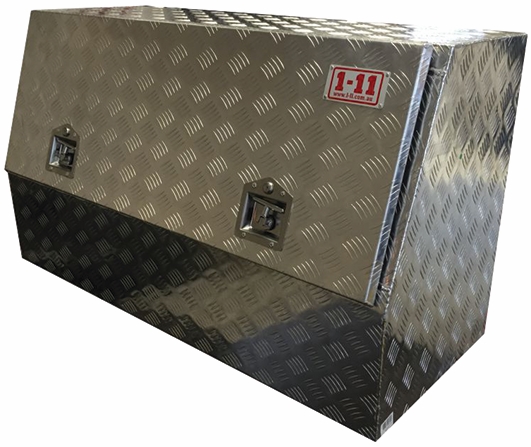 Other view of Tonner Truck Tool Box - Full Door - Long Reach - 37 kg Capacity - Aluminium - Silver - 1500 x 680 x 500 mm - AL Series - One Eleven