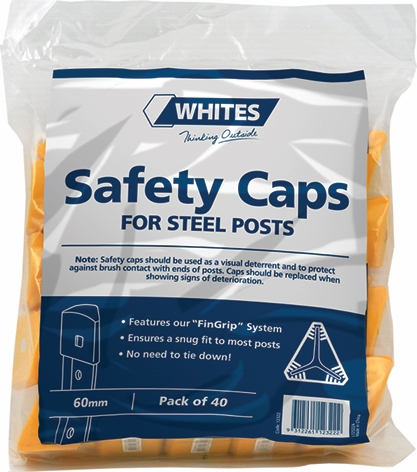 Other view of Jack - Fence Post Cap - Plastic - Yellow - Pack of 40