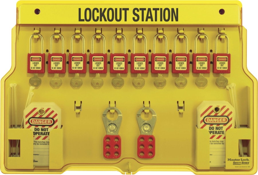 Other view of Safety Lockout Padlock Stations - 10 Lock with Accessories - Master Lock®