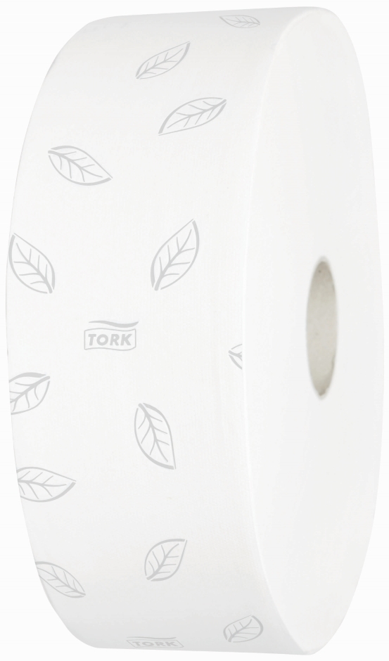 Other view of T1 Recycled Jumbo Toilet Roll - White - 1800 Sheet - 2 Ply - 360 m x 9.7 cm - 120272 - Tork