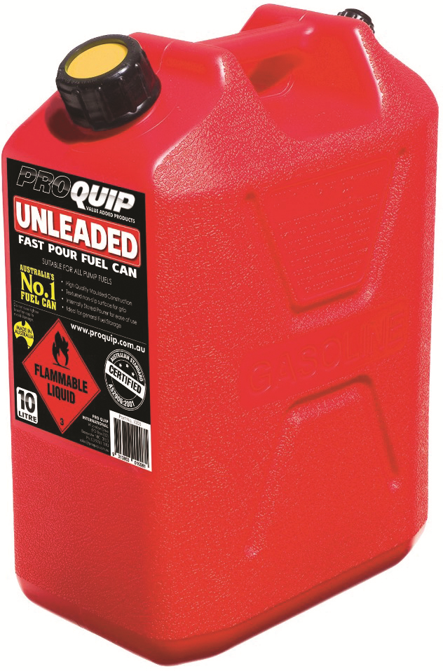 Other view of Pro Quip - Plastic Jerry Can - Fuel - 10L - Red - 1008