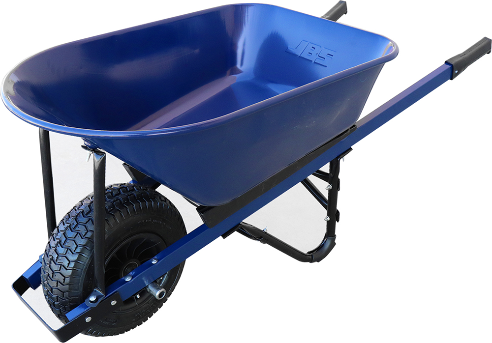 Other view of Wheelbarrow with Steel Tray - 100L Capacity - Pneumatic Wheels - JBS