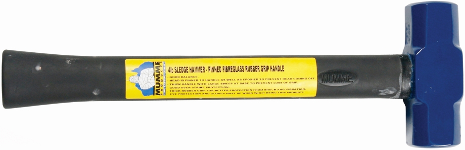 Other view of Sledge Hammer - Demolition - Carbon Manganese Steel Head - Steel Core Fibreglass Handle - 4 lb - 5HDFRH04400 - Mumme Tools