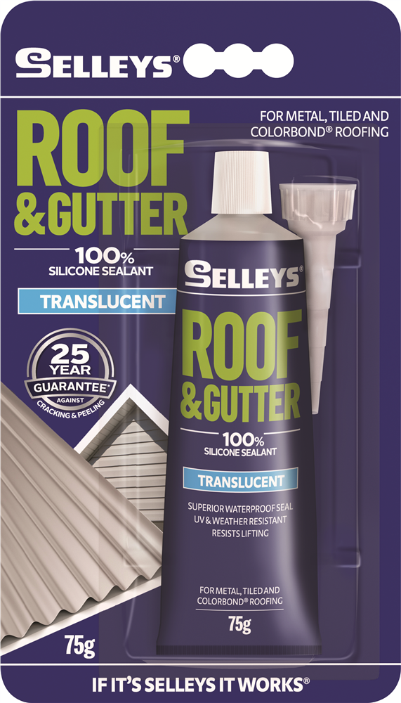 Other view of Selleys 103282 - Roof & Gutter Silicone Sealant - Translucent - 75ml