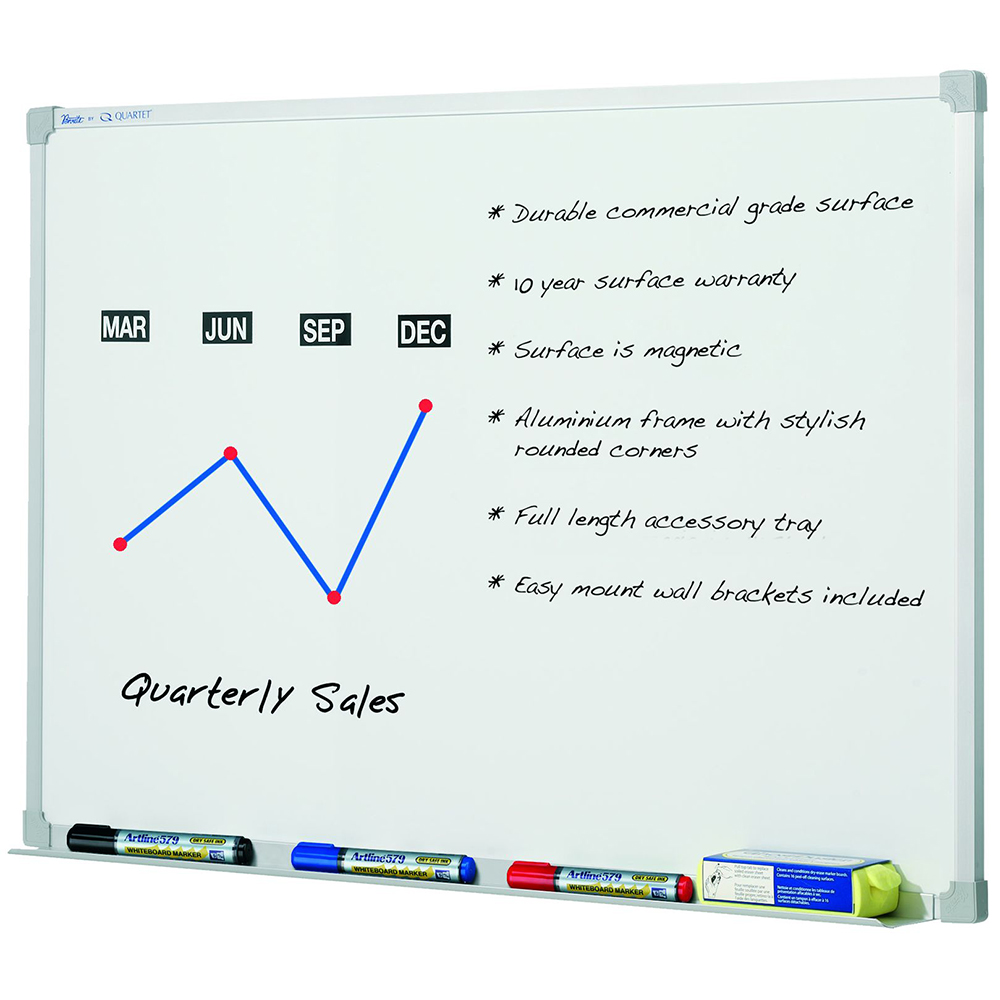 Other view of Aluminium Frame Whiteboard - 1200 x 900mm - Penrite