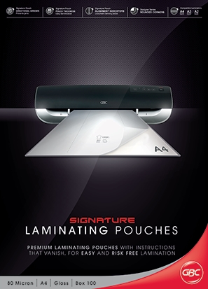 Other view of GBC Laminating Pouch Standard Durability A4 - Matt - 80 micron - Pack of 100