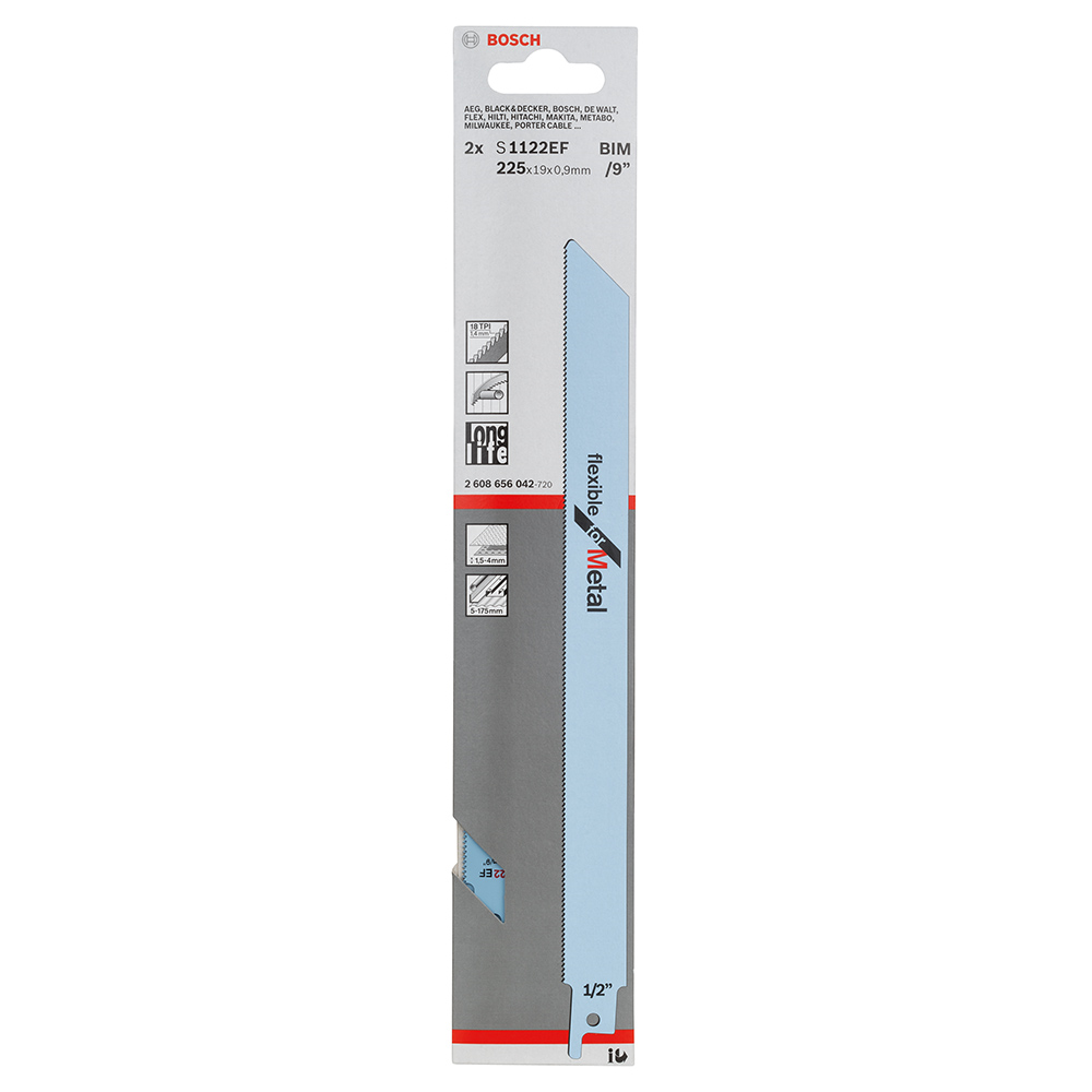 Other view of Bosch 2.608.656.042 Reciprocating Saw Blade Metal 225mm 18TPI