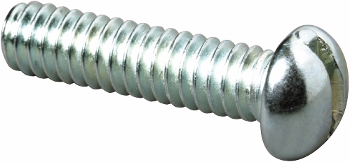 Other view of Metal Thread Screw - Round Head - Slotted Drive - Steel - Zinc Plated - BSW - 1/4-20 x 3/4" - MSRSZP1434 - Hitech