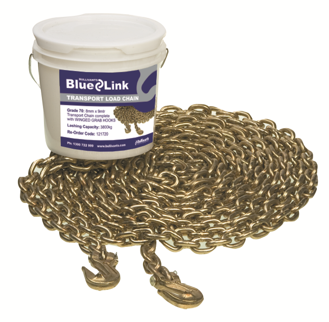 Other view of Bullivants Loadbinder Chain - Gold Passivated - 8mm x 9m