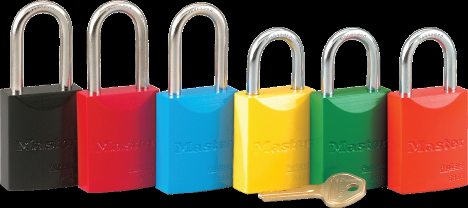 Other view of Safety Padlock - Keyed Different - Thermoplastic - Black - S31 Series - Zenex - Master Lock