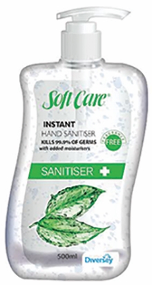 Other view of Instant Hand Sanitiser - Clear - 500 ml - Pump Pack - 5399903 - Soft Care® - Diversey