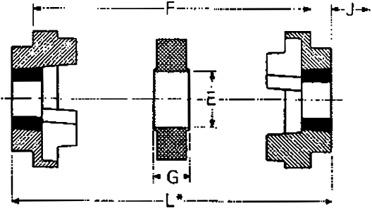 Other view of ELEMENT FOR HRC COUPLING SIZE  90  (85)