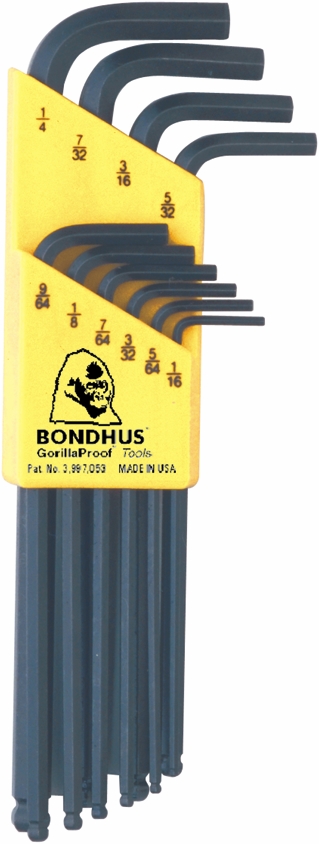 Other view of 6-Piece Hex Key Wrench Set - Ball Point - Metric - 1.5 to 5 mm - BLX6 - Balldriver® - Bondhus