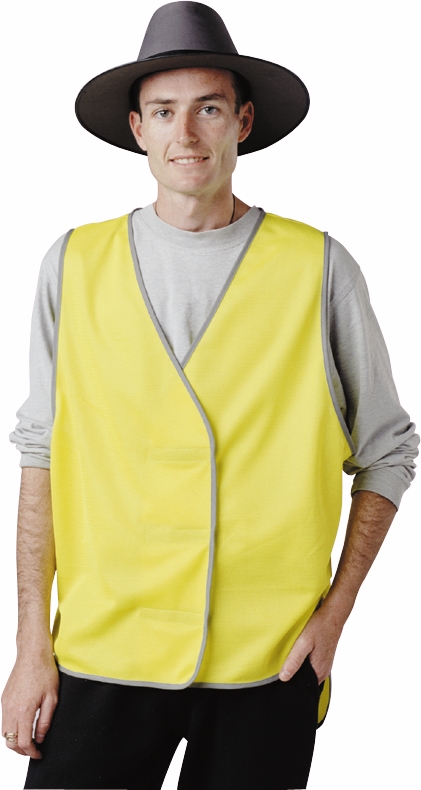 Other view of High-Visibility Safety Vest - Polyester - Fluoro Yellow - Medium - SV1500 - Elliott