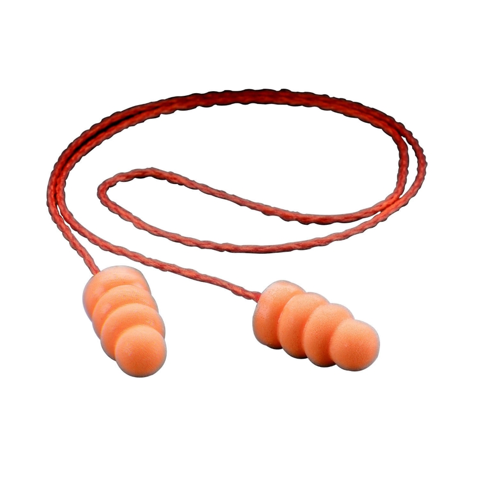 Other view of Earplug - Corded - Soft Polyurethane Foam - Orange - 22 dB (Class 4) - 1130 Series - 3M