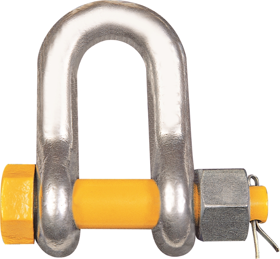 Other view of Bullivants Shackle - D-Type - Safety Wll - Yellow - 16mm - 3.2T WLL