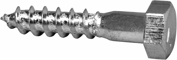 Other view of Coach Screw - Hex Head - Class 4.6 - Steel - Hot Dip Galvanized - Metric - M8 x 75 mm - BH46GLM080075 - Hobson