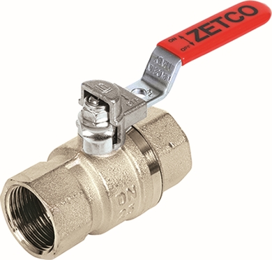 Other view of VALVE BALL LOCKABLE ZETCO BRASS NP 65MM