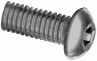 Other view of Security Post Screw - Button Head - Hex Drive - 304 Stainless Steel - M4 x 10 mm - PHBM410M - Sentinel