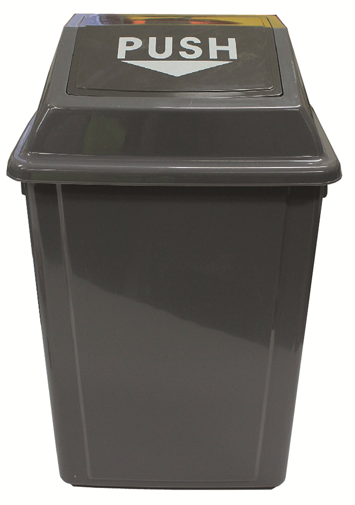 Other view of Garbage Bin Bullet Lid - Grey - 25L - Cleanlink